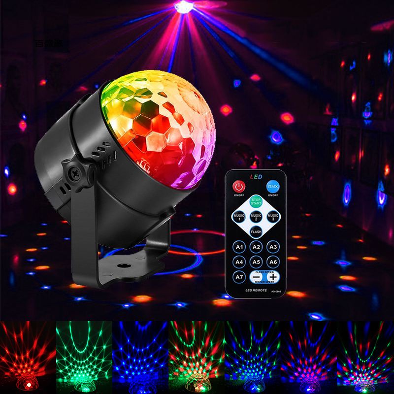 LED remote control small magic ball light